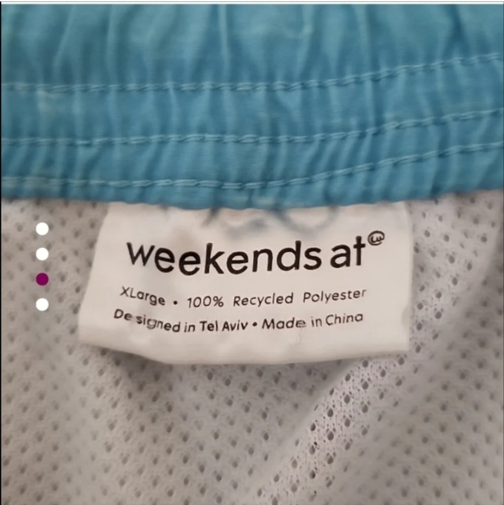 Weekends At Swim Trunk Broad Shorts Beach Surf Eco Friendy Pockets Athleisure XL